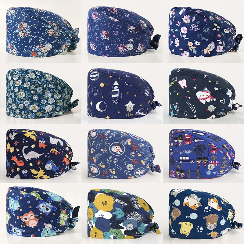 Женские хлопковые шапки для груминга домашних животных абсорбирующие