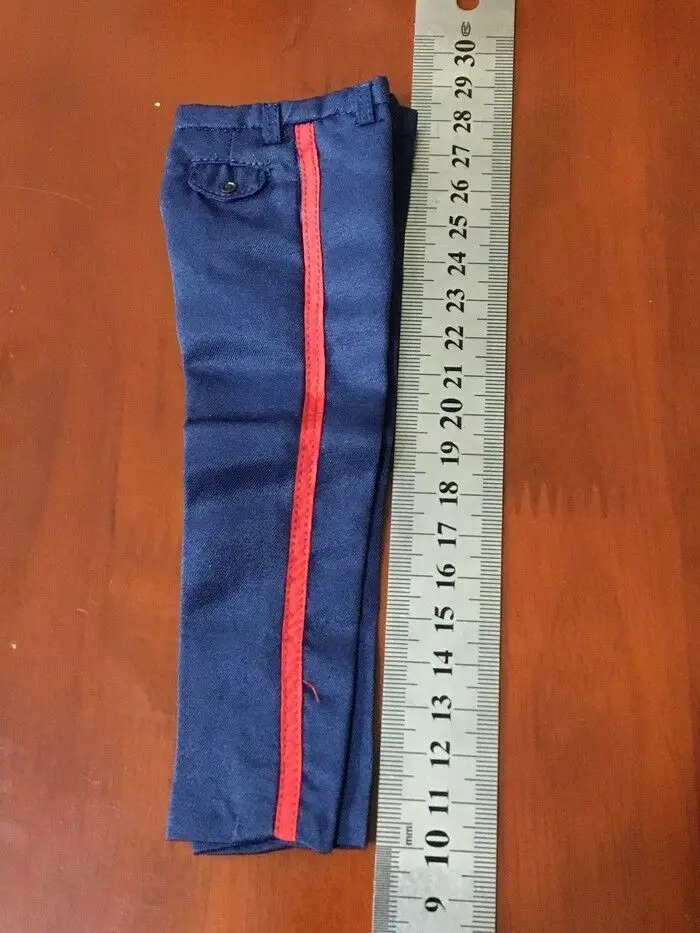 

Q1-3-6 1/6th Blue Pants trousers Model For 12" Male Body Doll Toys SH05
