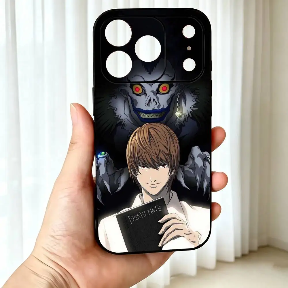 Чехол для телефона D-Death Note Light Yagami, силиконовый, мягкий, для iPhone 17 16 15 14 13 12 11 X XR Plus Pro Max Plus (art.: 3920db2e2b25f) - 3920db2e2b25f