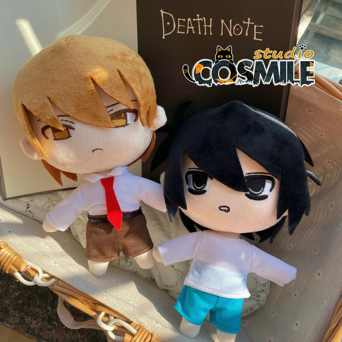 

Anime DeathNote Death Note Kira Yagami Light L Plushiem 20cm Plush Doll Toy Cute Gift Sa