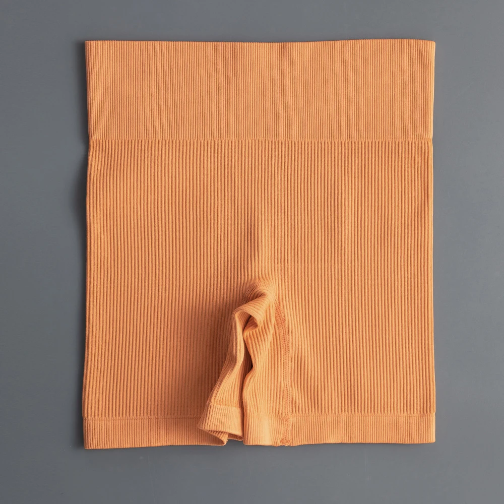 Women Ribbed Shorts High Waist Gym Workout Fitness Yoga Shorts Women Short Hip Push Up Gym Sports Cycling Shorts Women Leggings