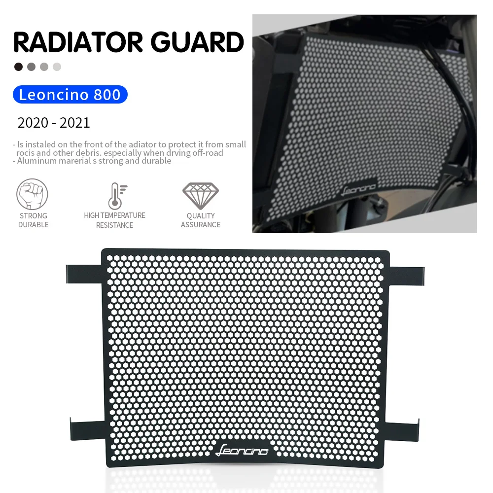 

Алюминиевая решетка радиатора для мотоцикла Benelli Leoncino 800 2020-2021, протектор резервуара для воды, защитная крышка масляного охладителя, защитная крышка