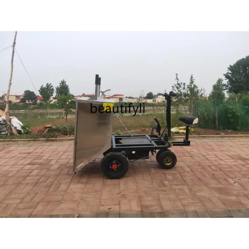 Электрический трехколесный велосипед GY из нержавеющей стали для вытягивания