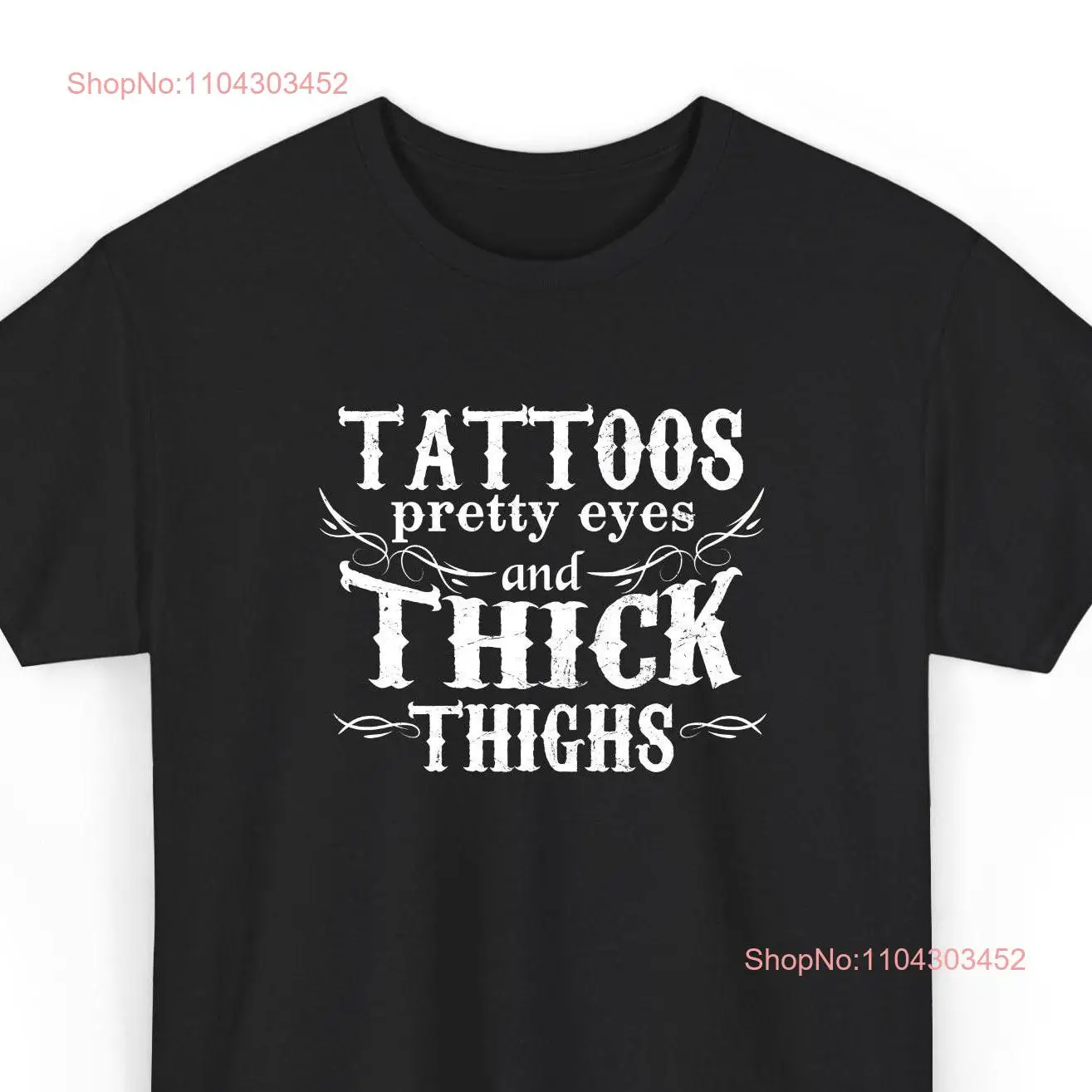 Футболка с татуировками Красивые глаза толстые бедра пышная футболка для