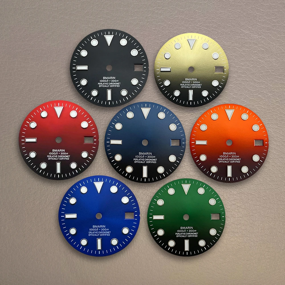 28 5 мм Высокое качество S логотип NH35 циферблат Sunray SUB подходит для NH35/NH36/4R/7S