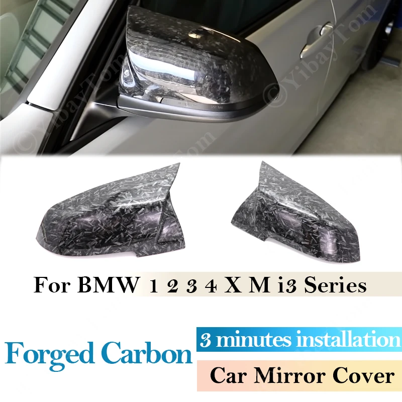 

Forged Carbon Pattern Replacement Rear View Side Mirror Cover Cap for BMW F20 F21 F22 F23 F87 M2 F30 F31 F34 F32 F36 F33 320i