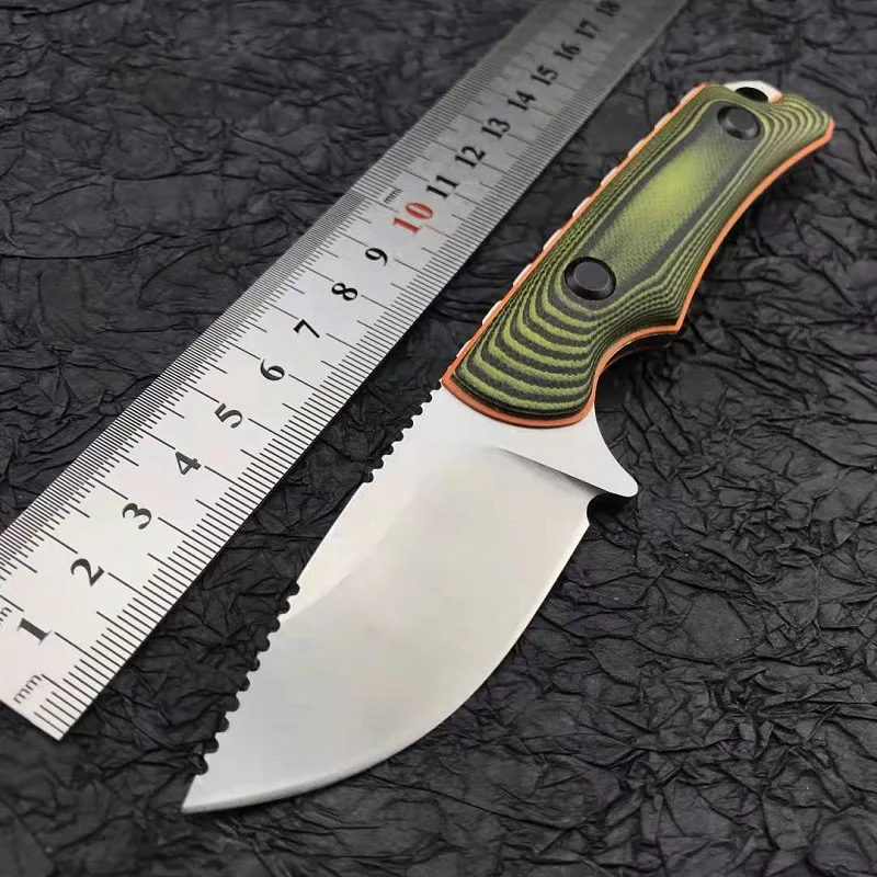 

Benchmade K sheath BM15017 Two-color G10 handle Outdoor carry survival knife self-defense EDC hunting knife