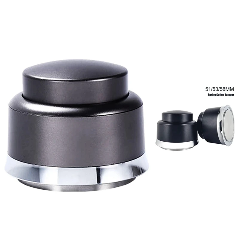 

Stainless Steel Espresso Accessory Coffee Tamper Suitable For Portafilter Semi-Automatic Adjustable Powder Hammer