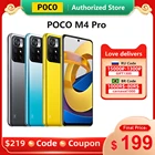Смартфон глобальная версия POCO M4 Pro, 64 ГБ128 ГБ ROM, MTK Dimensity 810, 90 Гц, 6,6 дюйма, DotDisplay, 50 МП, 5000 мАч, батарея 33 Вт Pro, NFC