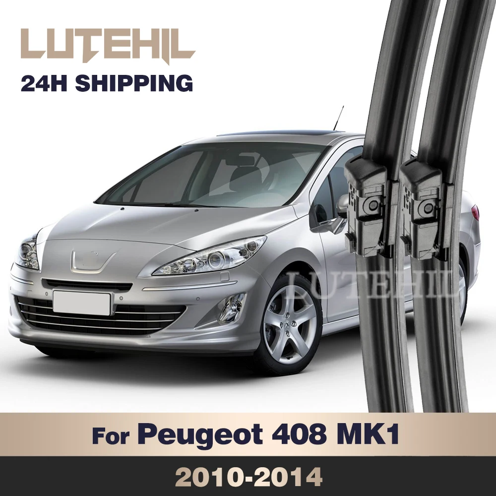 

Для Peugeot 408 MK1 2010-2014 2011 2012 2013 стеклоочиститель передние щетки стеклоочистителя лобовое стекло щетка 30 "+ 26"