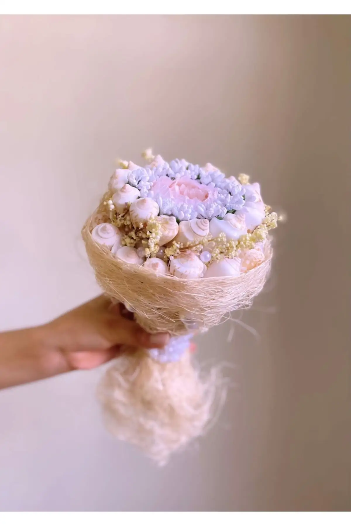 

Bridal Accessories Beige Bridal Bouquet Bridal Bouquet Wedding Handmade For Bride And Bride