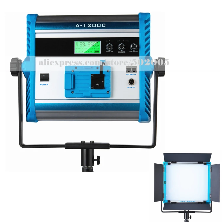

Yidoblo Indoor Video Film Shooting Light A-1200c Pro RGB Led Light Multi Color For Led Panel Light Broadcast Lamp APP Control