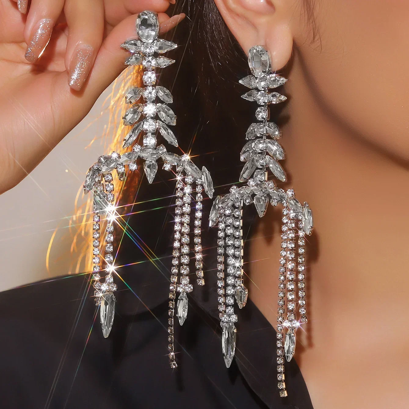 Отличительные серьги-капли в форме лобстера модные серьги с кисточками и