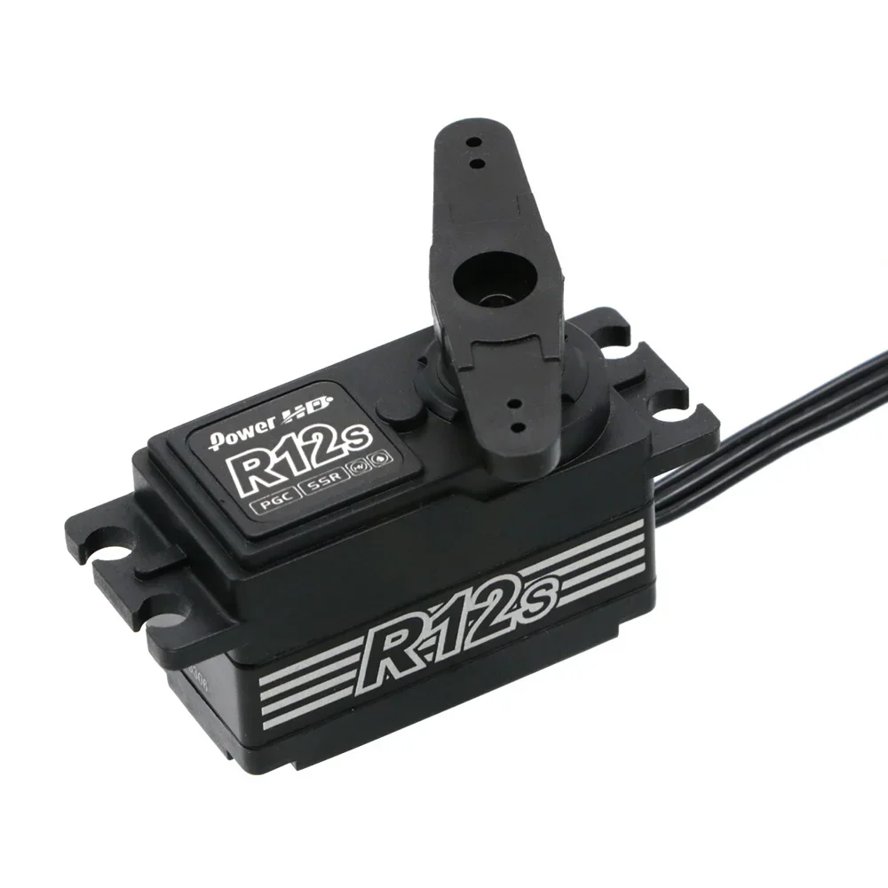 Сервопривод SmCpPower HD R12S 12KG с высоким крутящим моментом, бесщеточный, с металлическим редуктором, 6.0 ~ 8.4В, для радиоуправляемых моделей автомобилей 110 (art.: 3920db9c4e86b) - 3920db9c4e86b