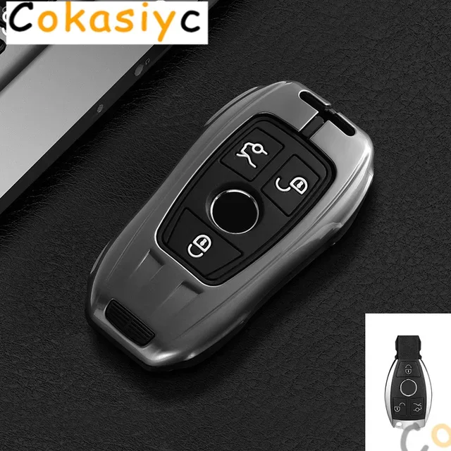 

Чехол для автомобильного ключа из цинкового сплава для Mercedes Benz A C E S G Class CLA GLK GLC CLS AMG W204 W176 W205 W177 W213W222 Автомобильные аксессуары