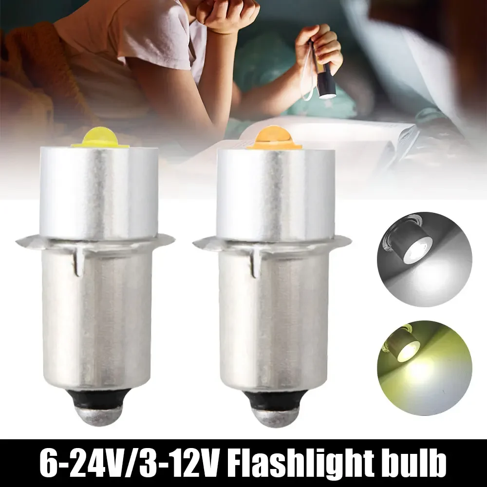 Фото 5 Вт Светодиодный Фонарик P13.5s E10 Ba9s Base Solarstorm Maglite 6500k Белый Теплый Белый Свет Регулируемый Фокус Перезаряжа... №1