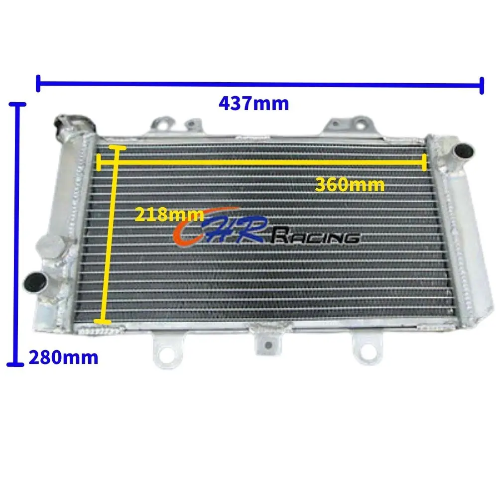 

Алюминиевый радиатор для мотоцикла 2002-2008, YAMAHA, ATV, QUAD, гризли 660, YFM660F 2003, 2004, 2005, 2006, 2007