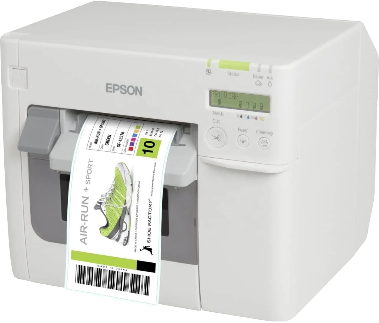 

cheap low invest color label printer Epson TM-C3500 ColorWorks C31CD54011 4 Color Printer for custom label printer