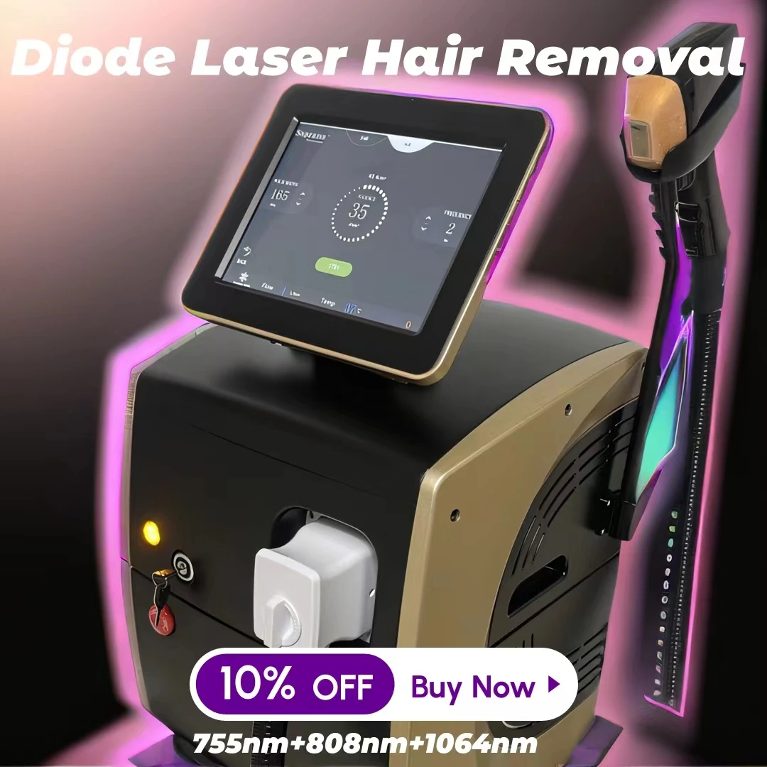 Сопрано 808 нм 2000 Вт 755 1064 808 диодный лазер для удаления волос ...