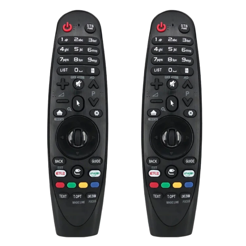 

2x пульт дистанционного управления AEU Magic AN-MR18BA/19BA AKB753 75501MR-600 Замена для LG Smart TV (инфракрасный)
