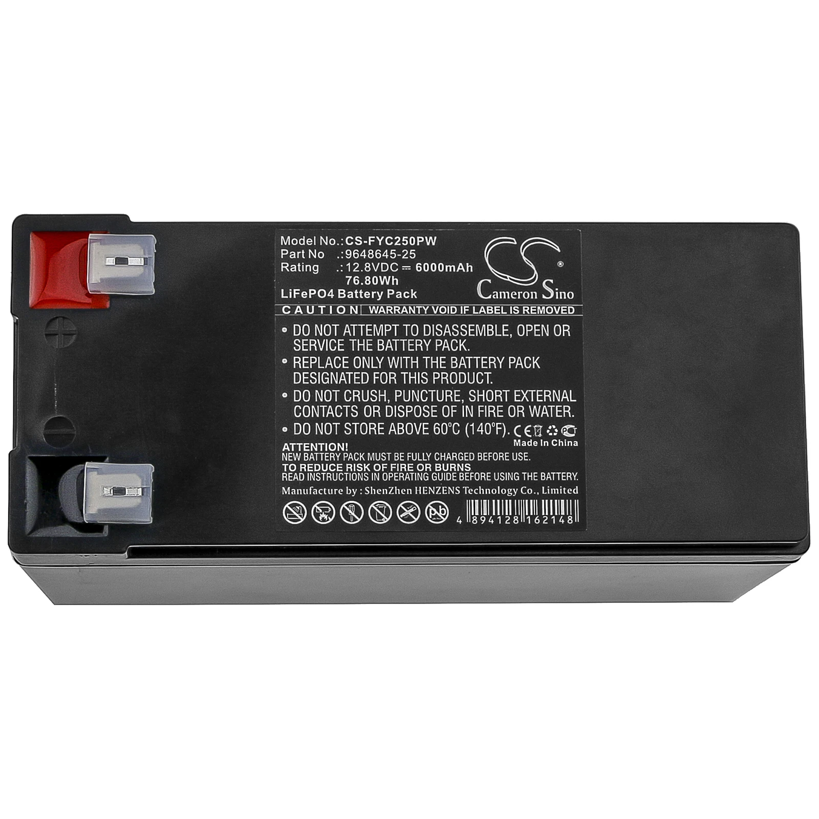 

Generic 6000mA Battery for Flymo Contour PowerPlus Cordless CCT,CT250X (9648545-25) 9648645-25