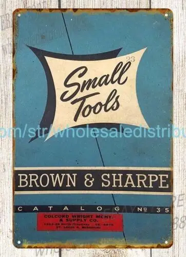 188 коричневый шарп мелкие инструменты оборудование Сент-Луис Миссури жестяная
