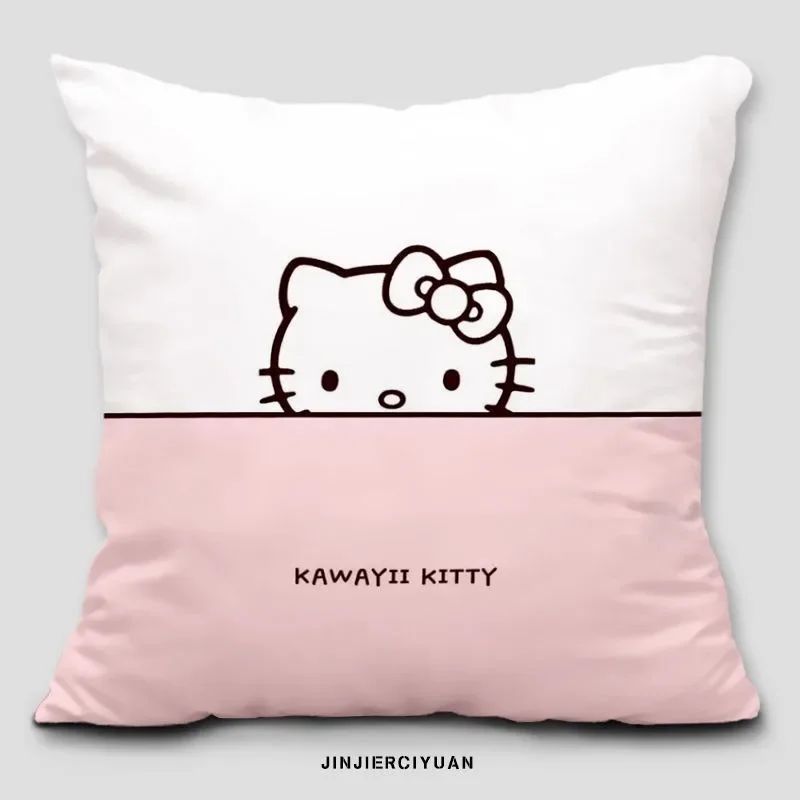 

Декоративная наволочка MINISO Hello Kitty полиэстер велюр