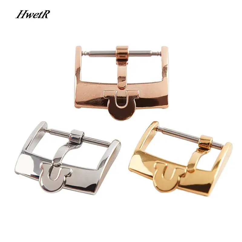 

Watch Accessories Band 12mm 14mm 16mm 18mm 20mm For Strap Watch Men Pin Insurance Buckle Stainless Steel Clasp
