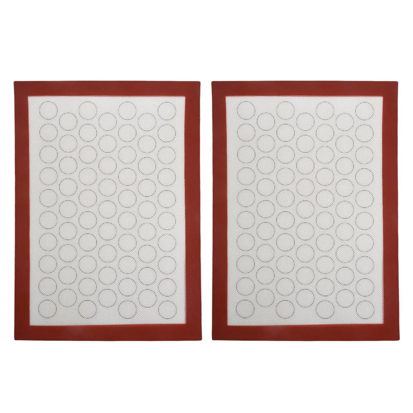 

2 шт., антипригарный силиконовый коврик для выпечки