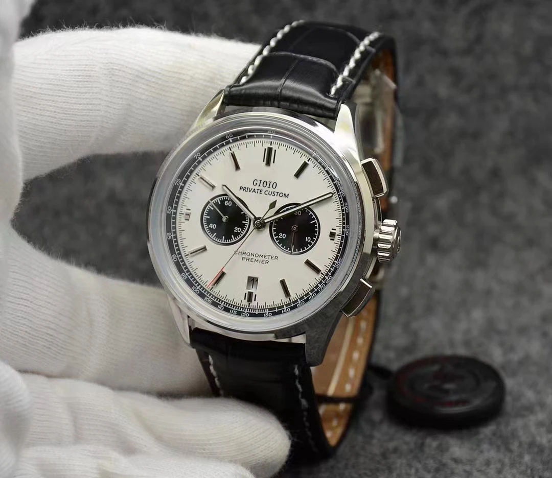 

Men Automatic Mechanical Watch Black Blue Green Leather