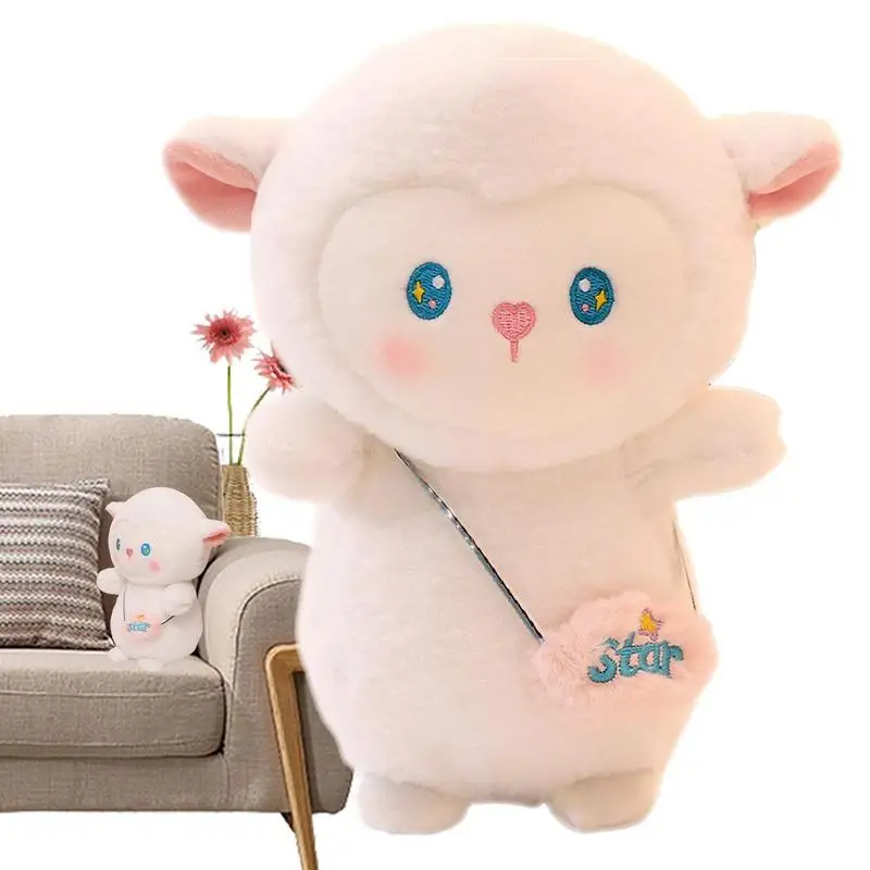 

Мягкая плюшевая игрушка-подушка в виде животного из ягненка, набивная кукла, подарки для детей, девочек, мальчиков, девушек, детей