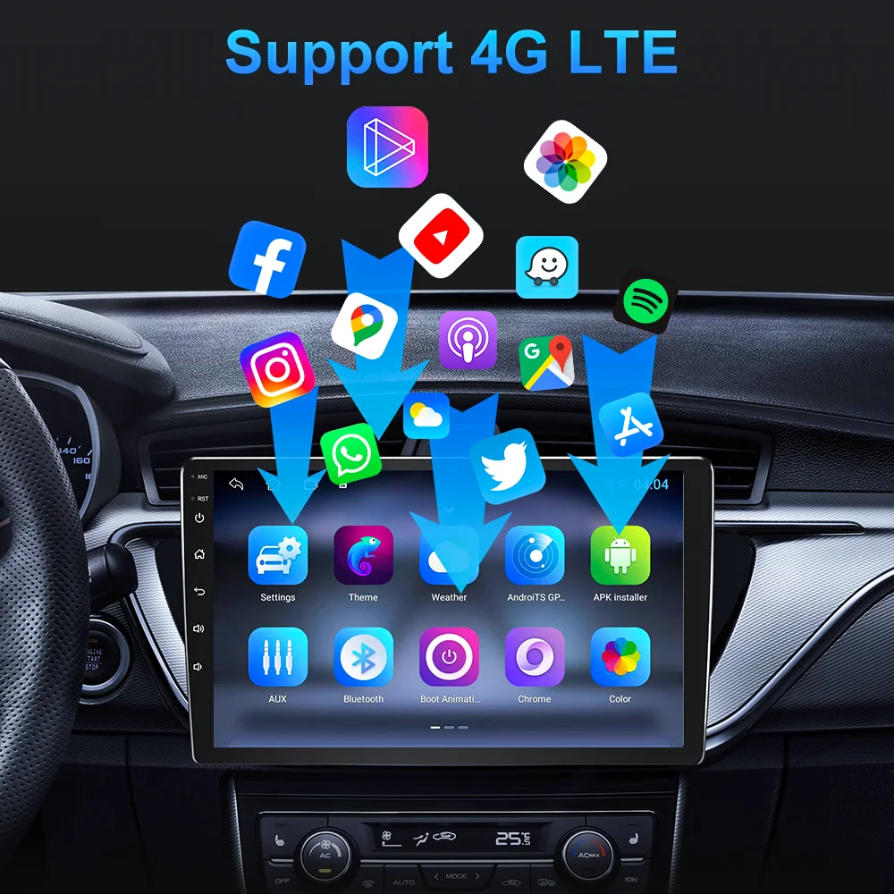 Фото Android 15 для Volkswagen Fox CrossFox SpaceCross 2010-2019 Автомобильный мультимедийный видеоплеер Радио Стерео GPS-навигация Bluetooth №5