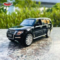 msz 133 mitsubishi pajero 4wd turbo alloy car model childrens toy car die casting with sound and light pull back function