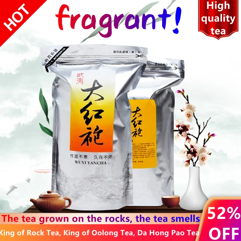 

2022 China Da Hong Pao Oolong -Tea Chinese Big Red Robe sweet taste dahongpao -Tea oolong -Tea Organic Green Food -Tea Pot