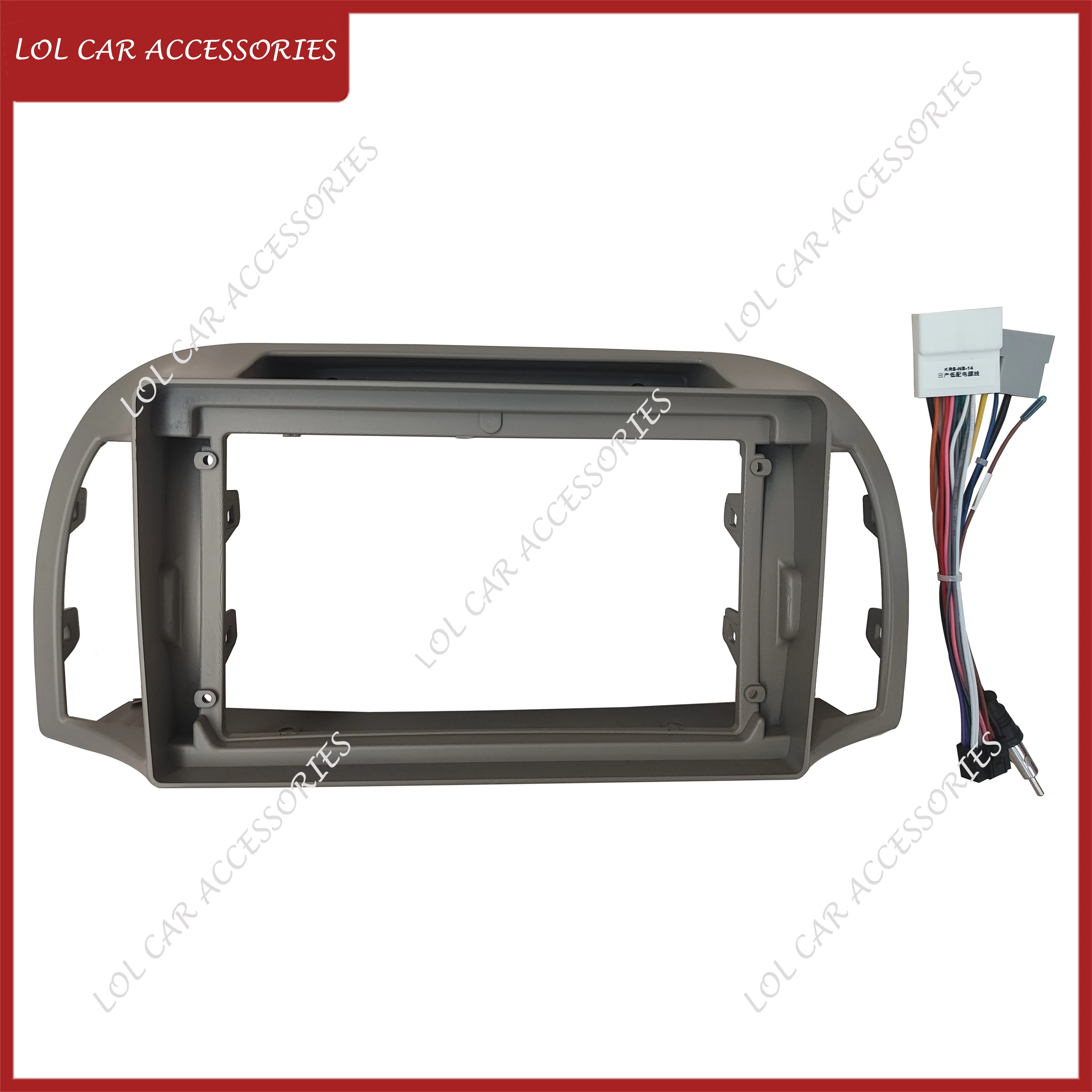 

9-дюймовый для Nissan MARCH Micra (K12) 2002-2010 автомобильный радиоприемник стерео Android MP5 плеер корпус рамка 2 Din головное устройство фасция установка