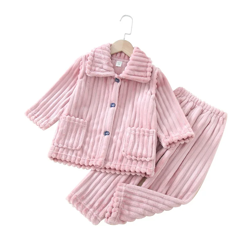 

Baby Boys Girls Suits Children Pajamas Mother Daughter Clothes Dad and Son Flannel Homewear Family Matching Outfits