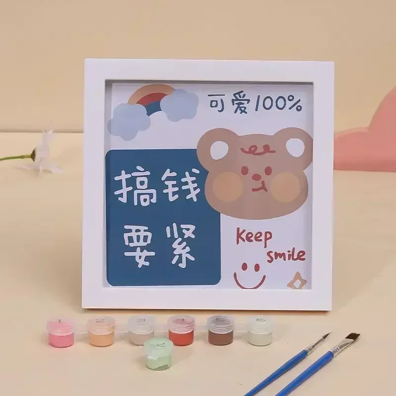 Цифровая акриловая цветочная картина Тюльпан ручная наполненная пейзажная