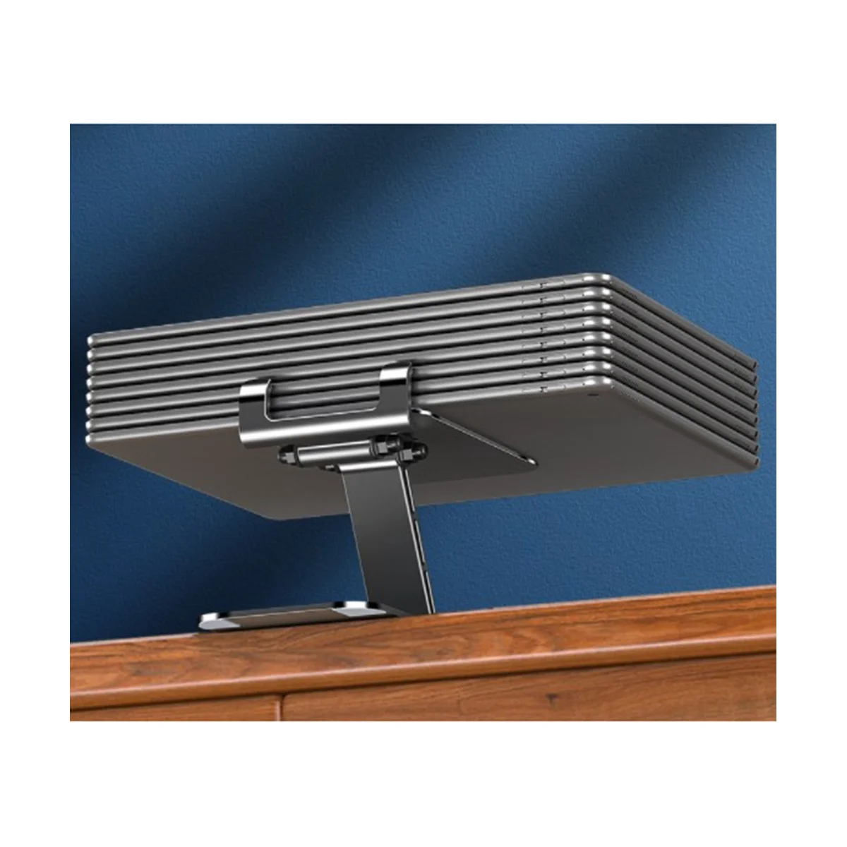 

Aluminum Alloy Desktop Mobile Phone Stand Foldable Tablet Support Cell Phone Desk Bracket Lazy Holder,Black