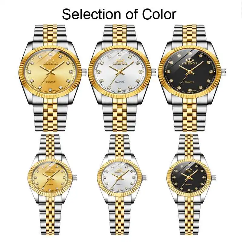 2023 Hot Selling Item High Quality Elegant Men's and Women's Watch Crystal Couple Watch One piece for shipping