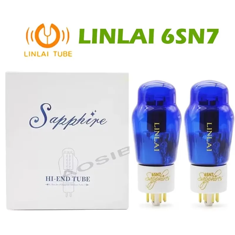 LINLAI 6SN7 сапфир ламповый аудиоклапан замена CV181 6N8P 6H8C 5692 6SN7C электронная трубка для