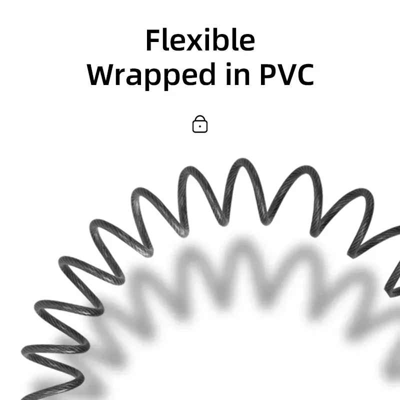 Велосипедный мини-замок ROCKBROS гибкий замок для шлема защита от кражи 90 см