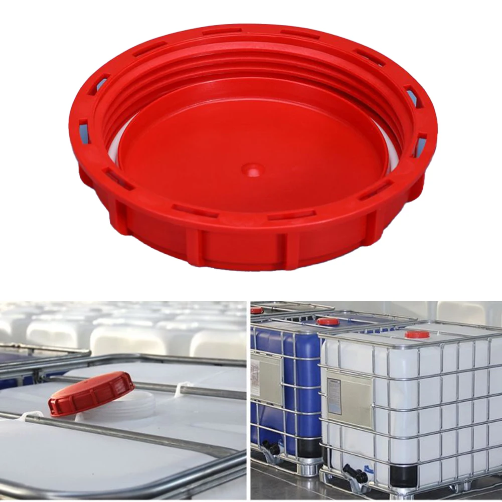 

1PCS Fits 1000L IBC Tank Lid Water Liquid Tank Cover With Gasket Good Sealing Red Cover High Quality