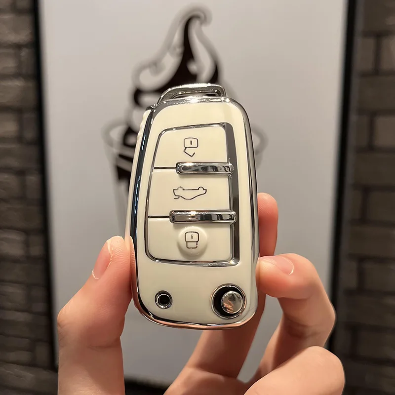 Чехол из ТПУ для автомобильного ключа JAC N25 N35 2020 2021 2022 2023 T6 2015 Audi A1 A3 Chery Tiggo чехлы