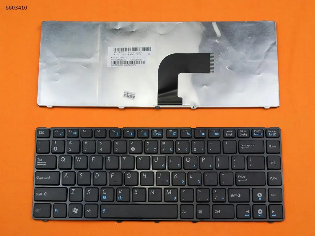 

Клавиатура US для ноутбука ASUS A43S, черная рамка