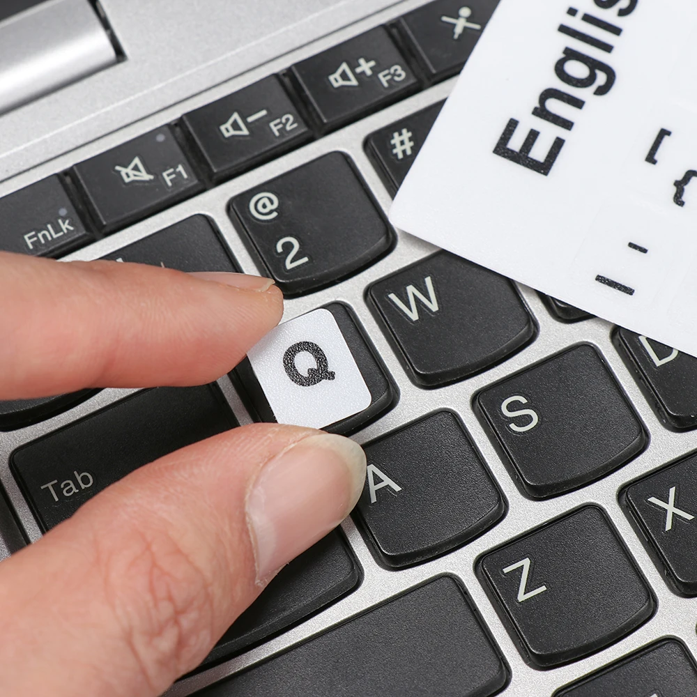 Бумажные наклейки на клавиатуру в современном стиле для ноутбуков и настольных
