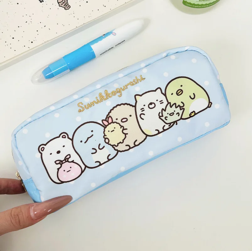 Фото Большой вместительный пенал San X Sumikkogurashi, милый мультяшный чехол для хранения канцелярских принадлежностей, органайзер для школьных и офисных принадлежностей №2