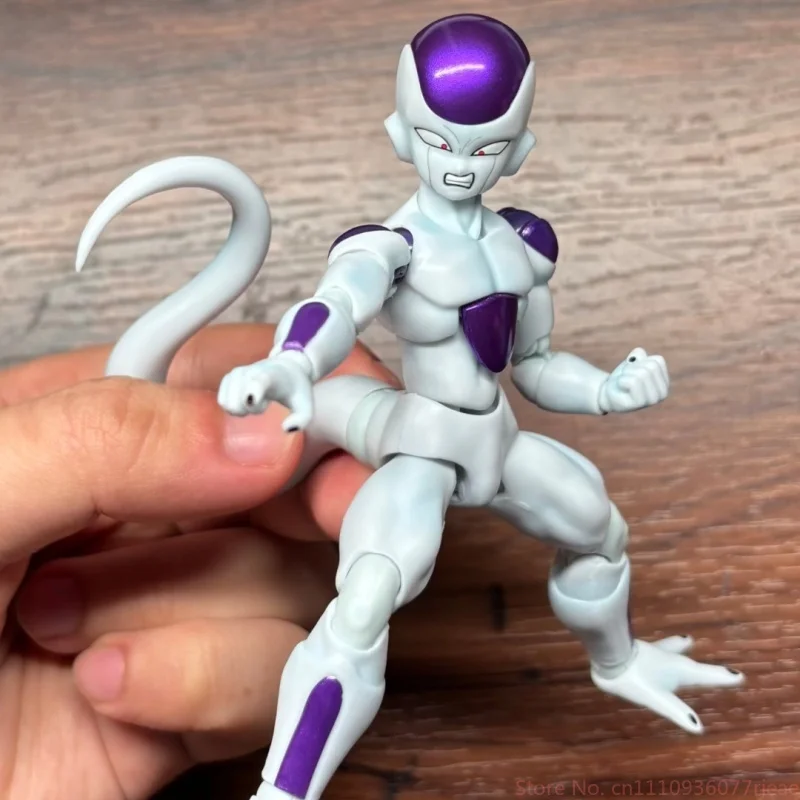 Фото Коллекционная оригинальная фигурка Bandai S.H.Figuarts SHF Dragon Ball Z Фриза в четвертой форме, модель для аниме-коллекции, игрушка, подарок №5