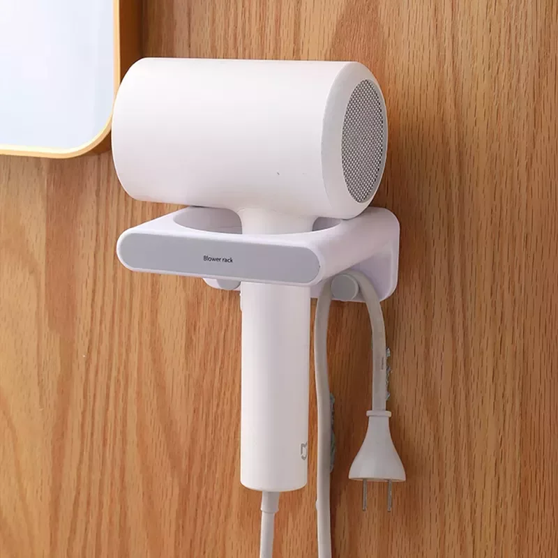 

NEW IN Shelf Storage Tool High Quality Wall-mounted Hair Dryer Holder Rack Organizer Hairdryer Bathroom Accessories Hair Dryer