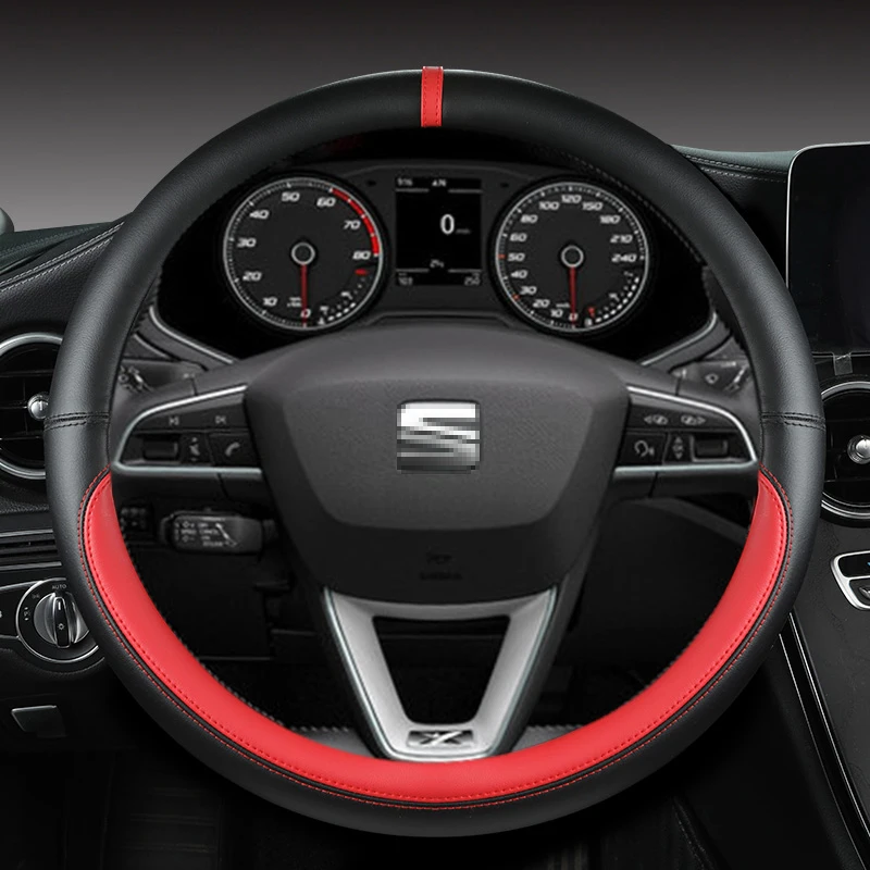 

Кожа из микрофибры диаметром 38 см, аксессуары для SEAT Ibiza Exeo Ateca Altea Turedo Tarraco Toledo Arona Leon