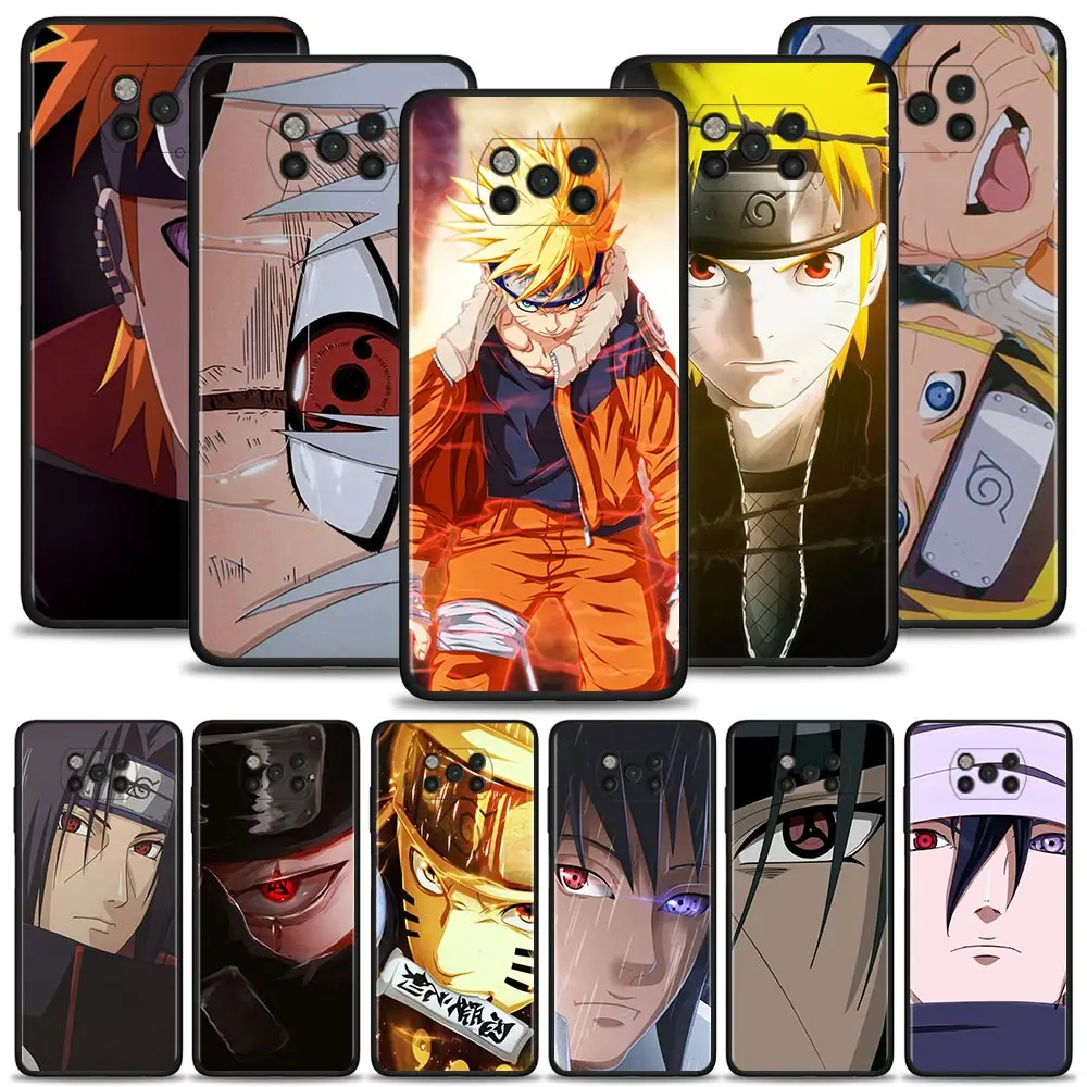 

Uzumaki Naruto Uchiha Sasuke For Xiaomi Mi 12 Pro 12X 11 10T Note 10 A2 Lite 5G 9 SE 9T for Xiaomi Poco X3 NFC M3 M4 Pro 5G Case